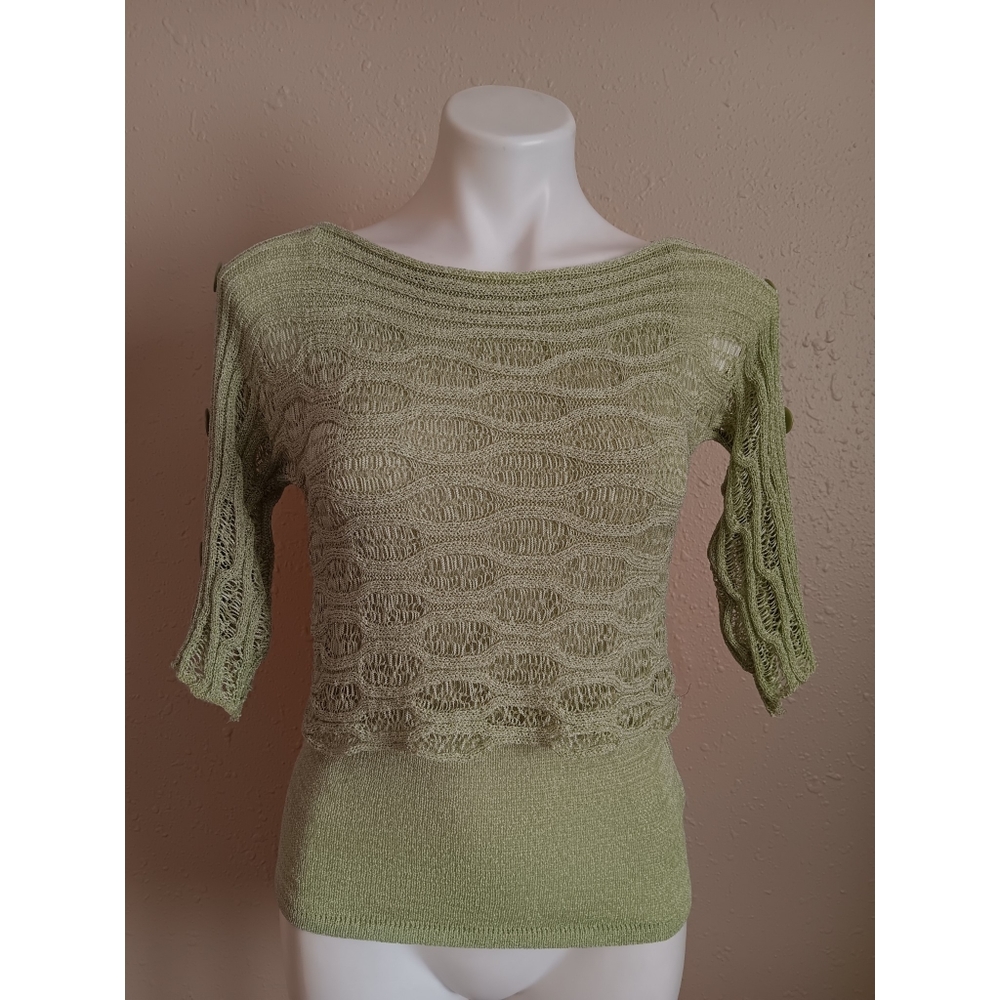 Kokomo Unlimited Green Knit Top
